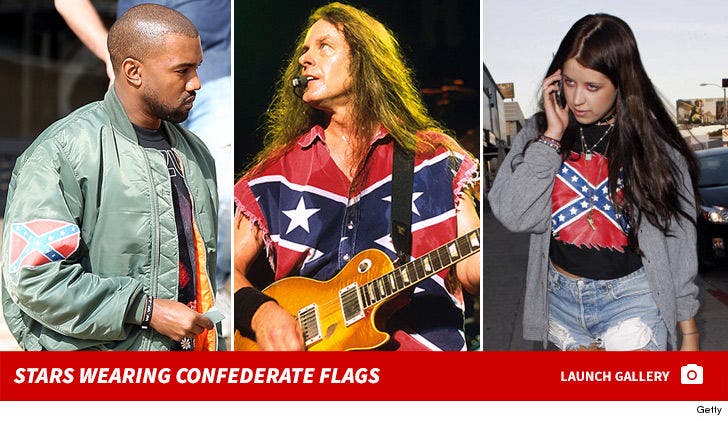 Stars Wearing Confederate Flags