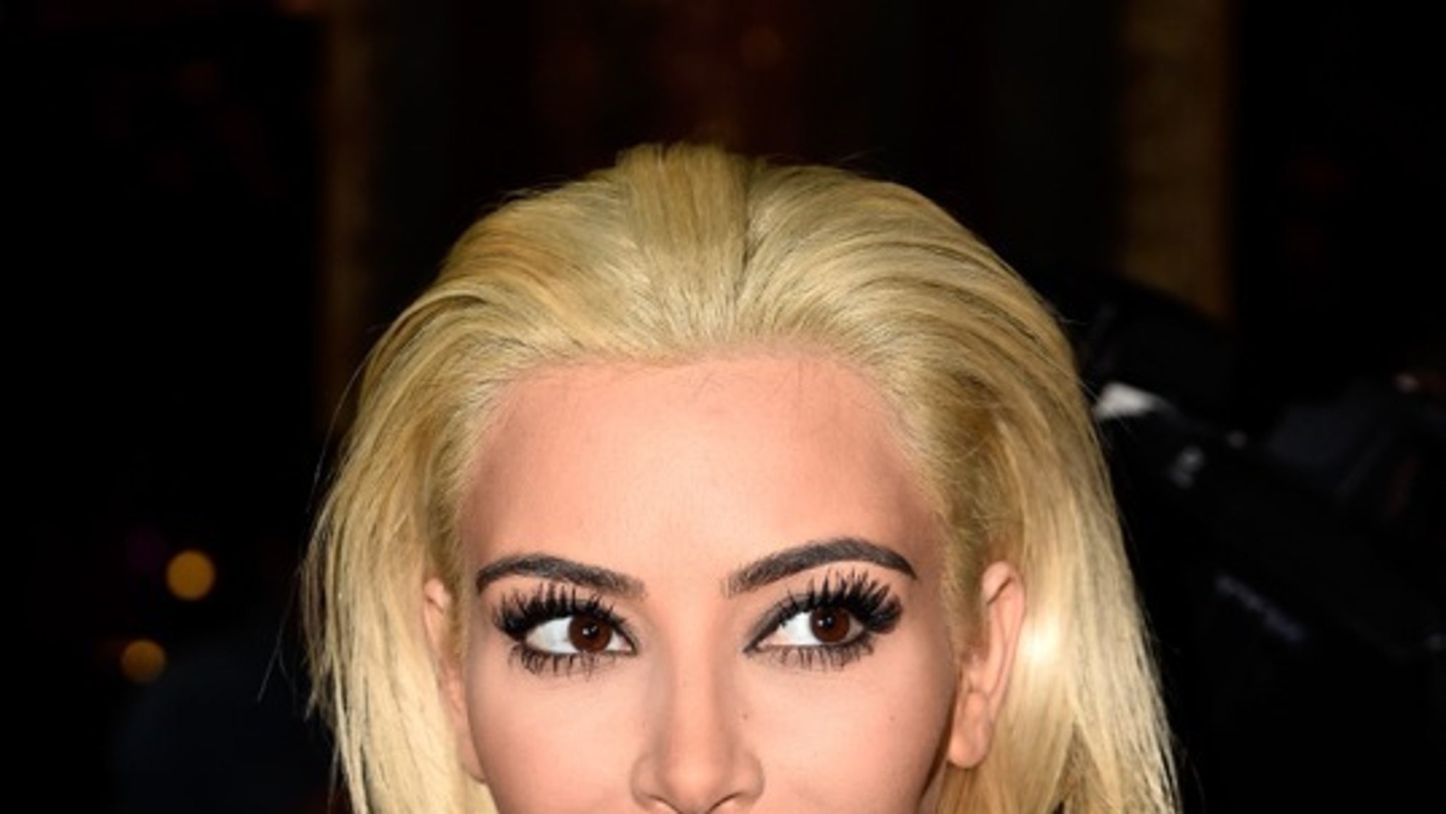 Kim Kardashian's New Blonde Bob