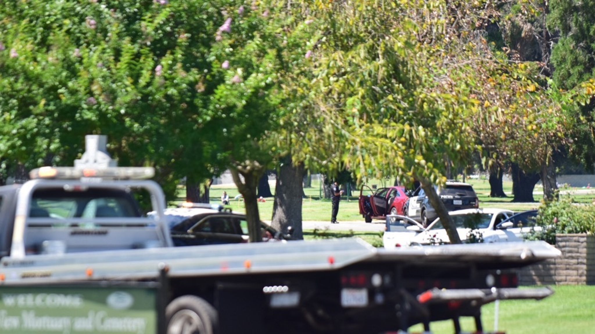 40 Glocc Injured in Shooting at a Funeral Police on the Scene