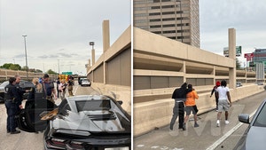 First Crash Site Photos Involving Rashee Rice's Car, Occupants Seen Leaving