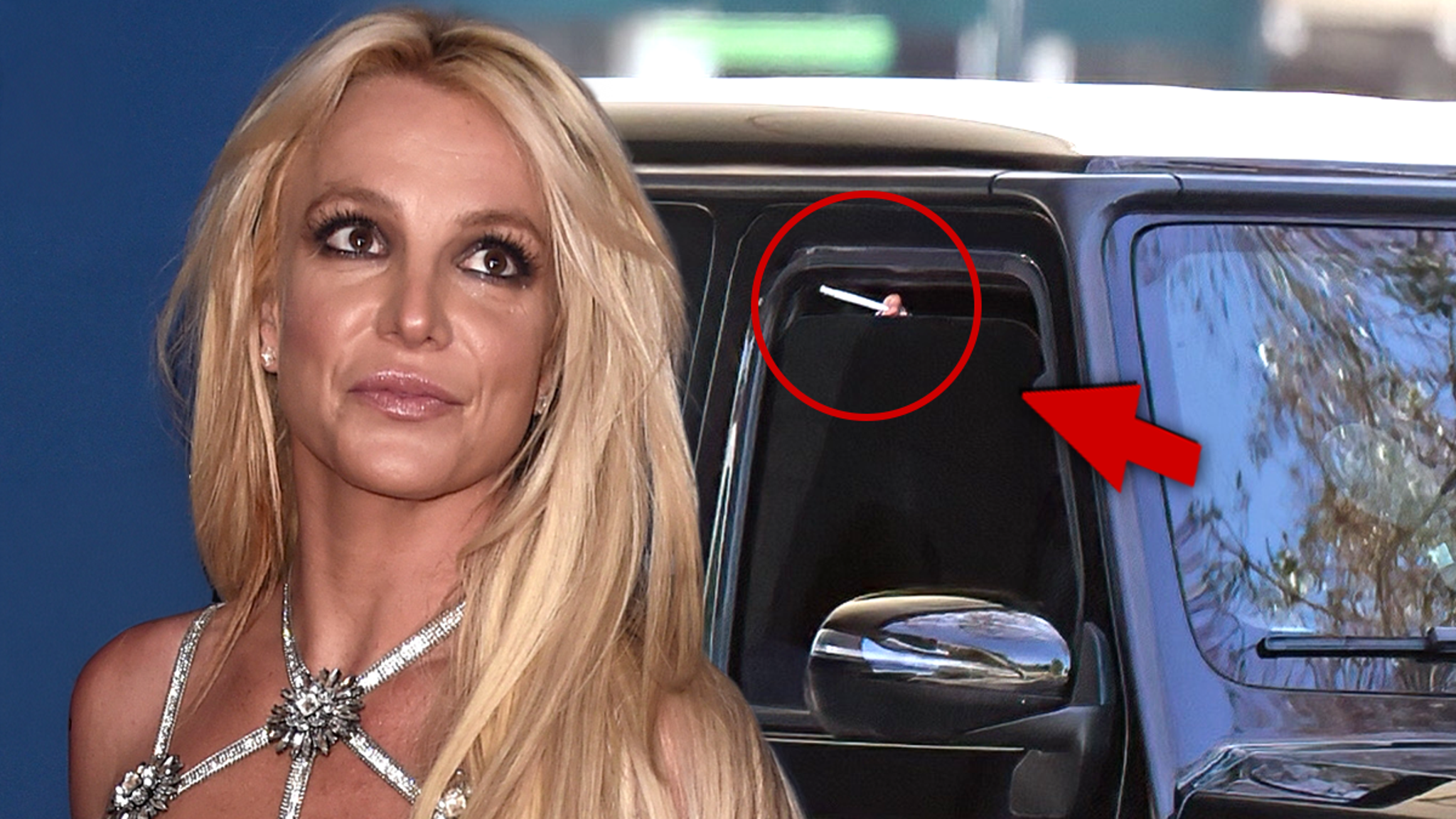 Britney Spears Smokes Cigarette at Gas Station After DUI Arrest