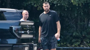 Travis Kelce returns to training in Florida after honeymoon backgrid
