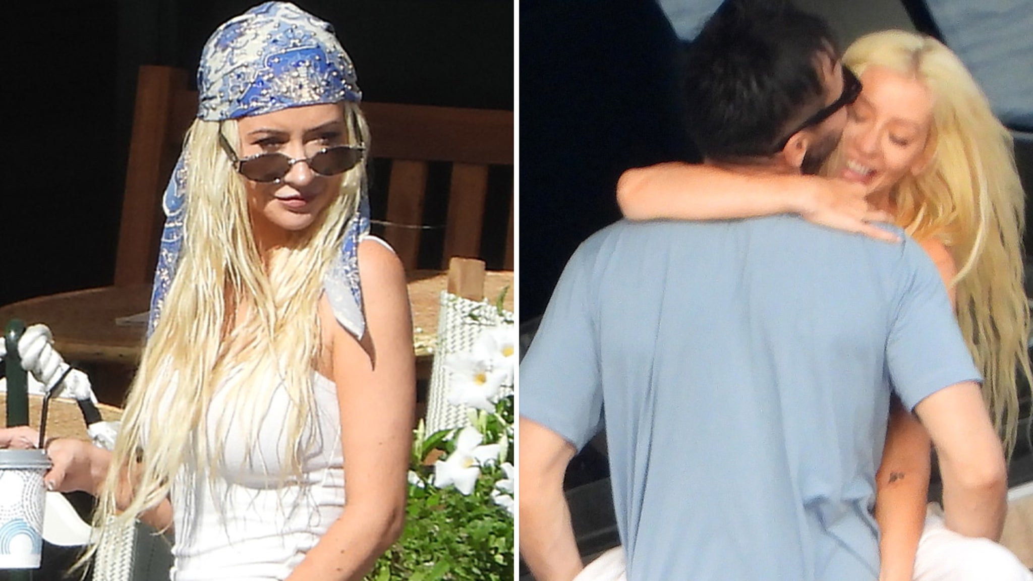 Christina Aguilera Wraps Herself Around Matthew Rutler, Packs on PDA in Portofino