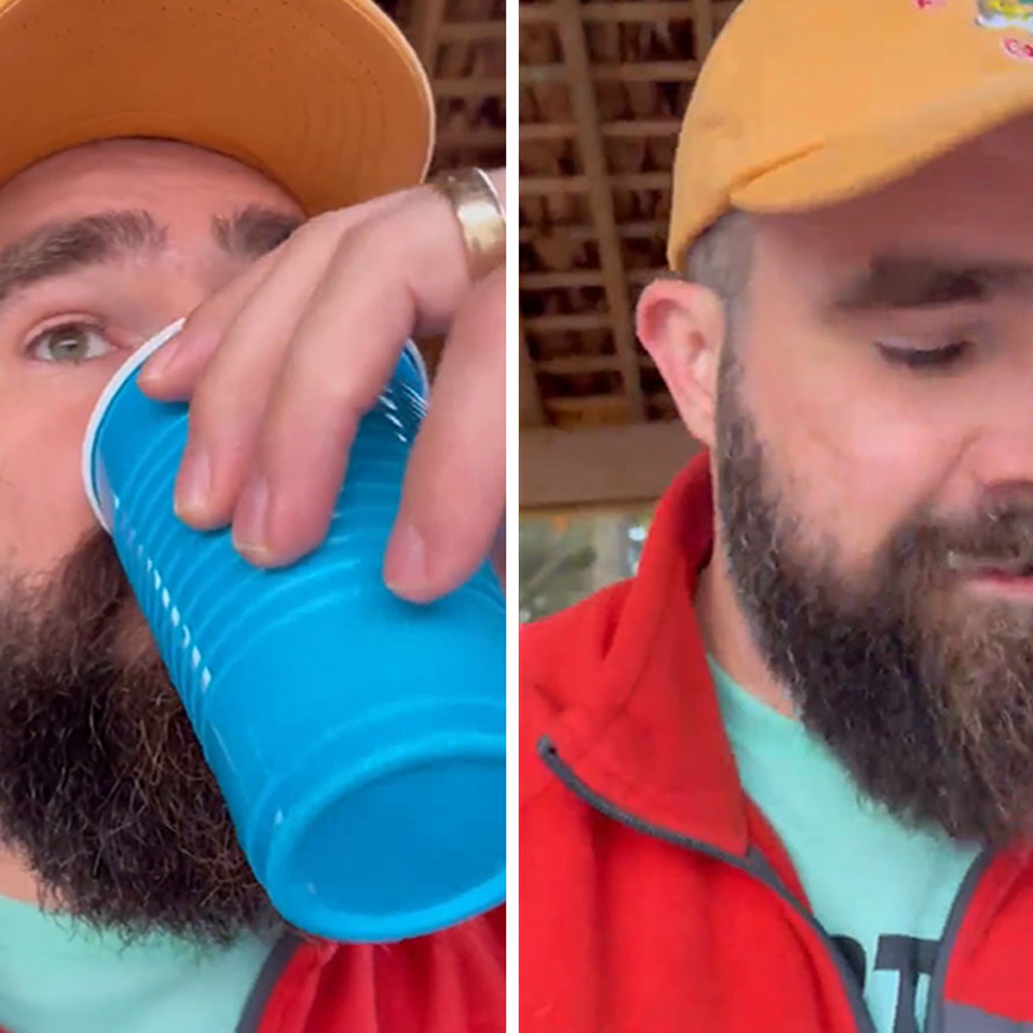 Watch Eagles' Jason Kelce chug beers and tend bar at Jersey Shore