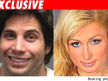 Joe Francis and Paris Hilton booking photos