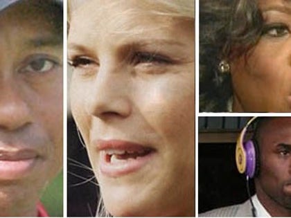 Tiger Woods, Elin Nordegren, Oprah Winfrey, Kobe Bryant
