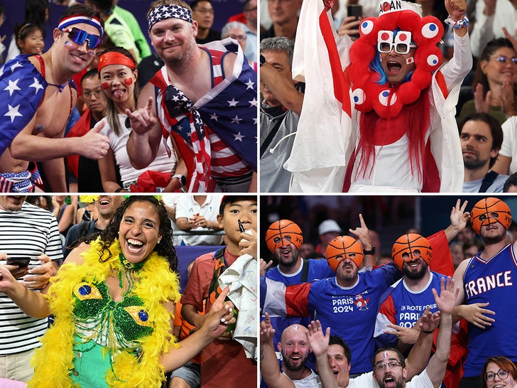 Olympic Fans Go Nuts At Paris '24 Olympics