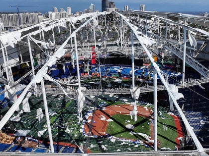 Tropicana Field Hurricane Milton Damage Photos  0002