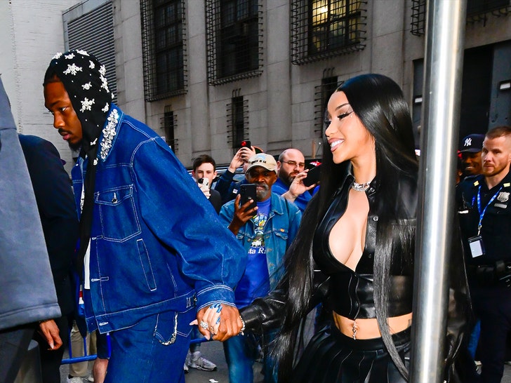 stefon diggs and cardi b knicks game getty 2