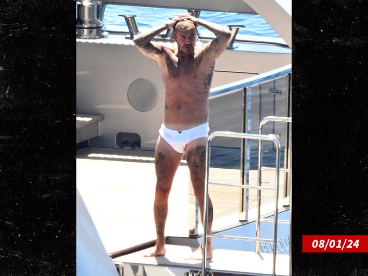 David Beckham para recuar