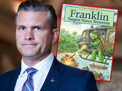 Pete Hegseth fake franklin book cover getty 1