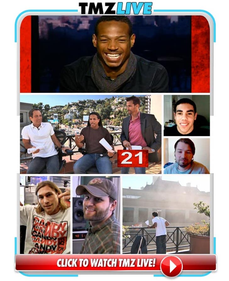 TMZ Live -- Marlon Wayans in the House :: 021011-tmzlive