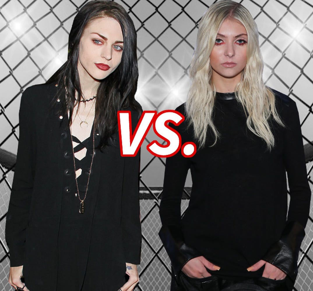 Battle of the Goth Girls! Frances Bean Cobain (23) vs. Taylor Momsen (22)