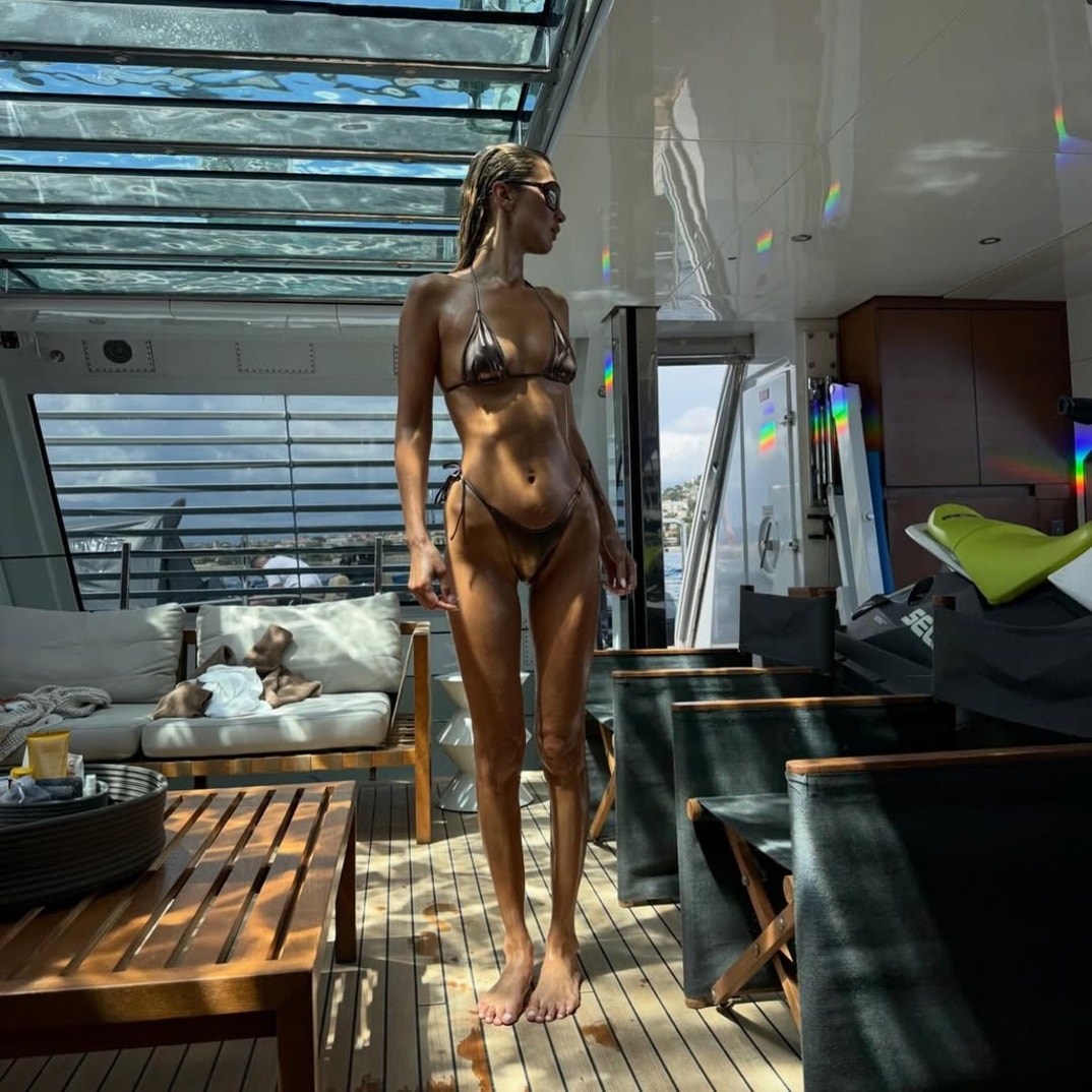 Bella Hadid Boat Pics 0