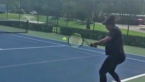 Pregnant Serena Williams Smashing Tennis Balls In 3rd Trimester