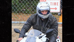 Ben Affleck Rides Hot BMW Motorcycle Before Golden Globes