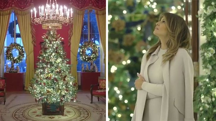 White House Christmas Decorations, Melania Unveils Patriotic Theme