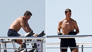 Tom Brady Gets In Topless Workout On Yacht On Italian Vacation