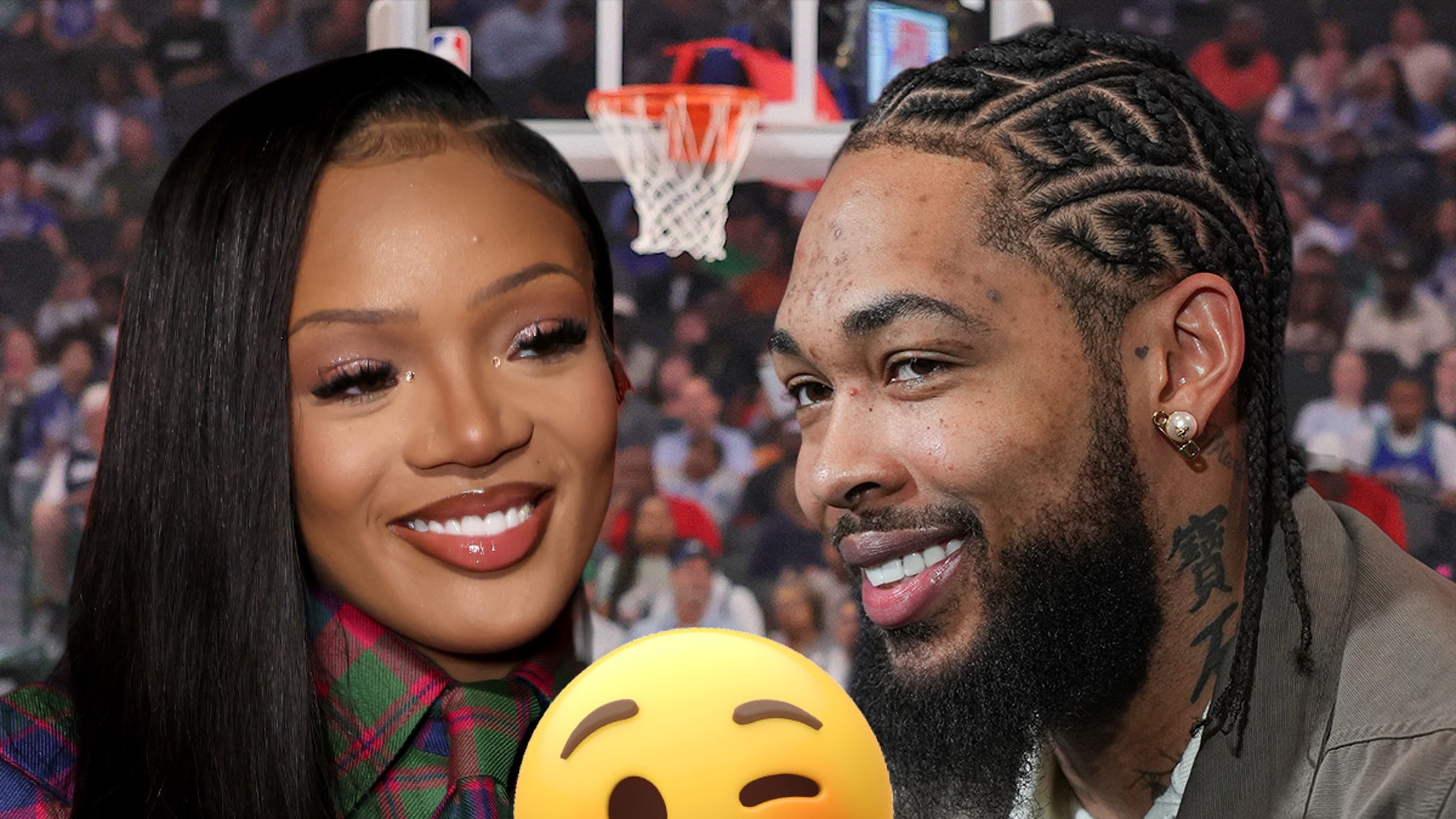 Gloria recebe um beijo de Brandon Ingram na quadra, momento fofo capturado em vídeo Gloria recebe um beijo de Brandon Ingram na quadra, momento fofo capturado em vídeo