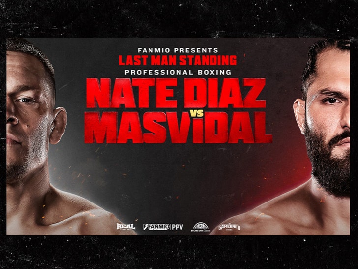 nate diaz Jorge Masvidal poster