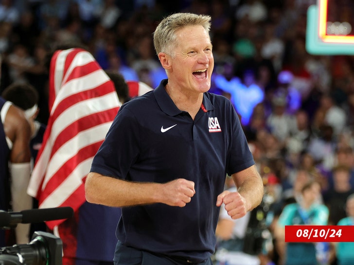 steve kerr winning gold in paris