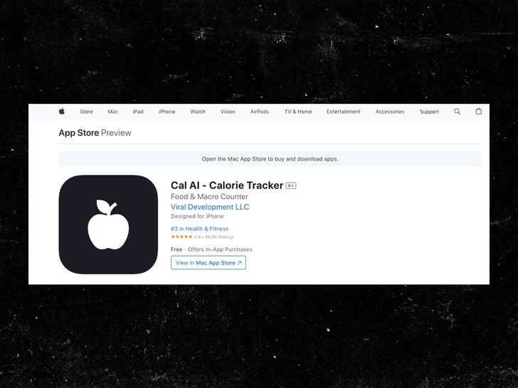 Cal ai rastreador Apple App Store 1
