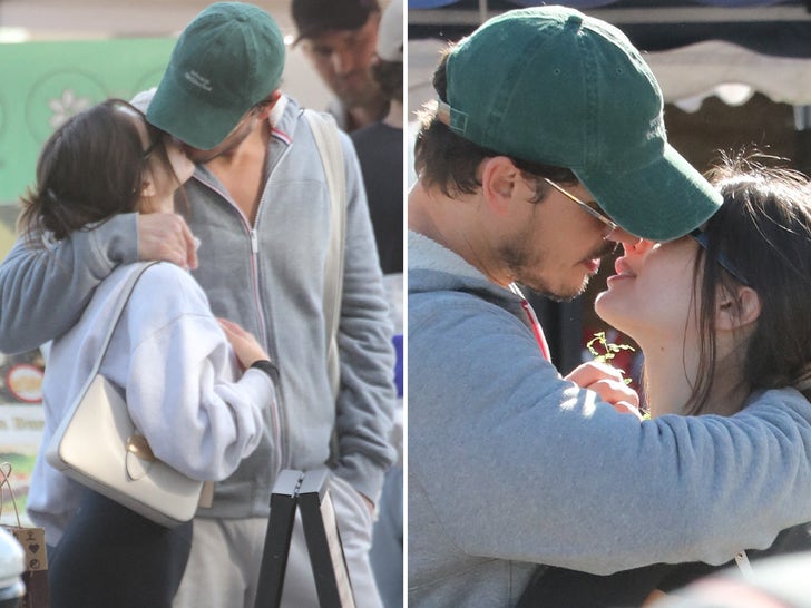 Gleb Savchenko Packs On The PDA at Studio City Farmers Market