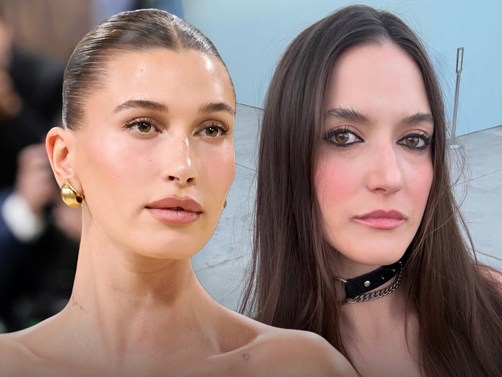 hailey bieber and Alaia Aronow getty 1