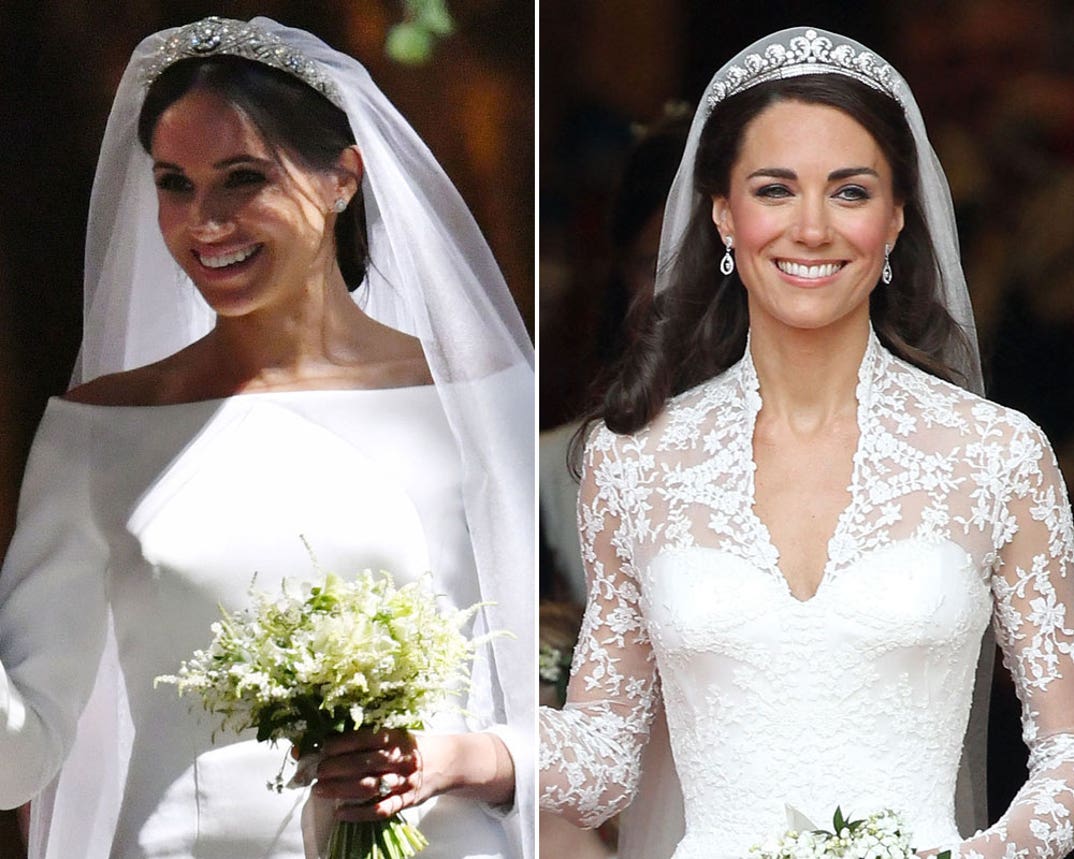 Meghan Markle (36) vs. Kate Middleton (36) -- Royal Bride Edition
