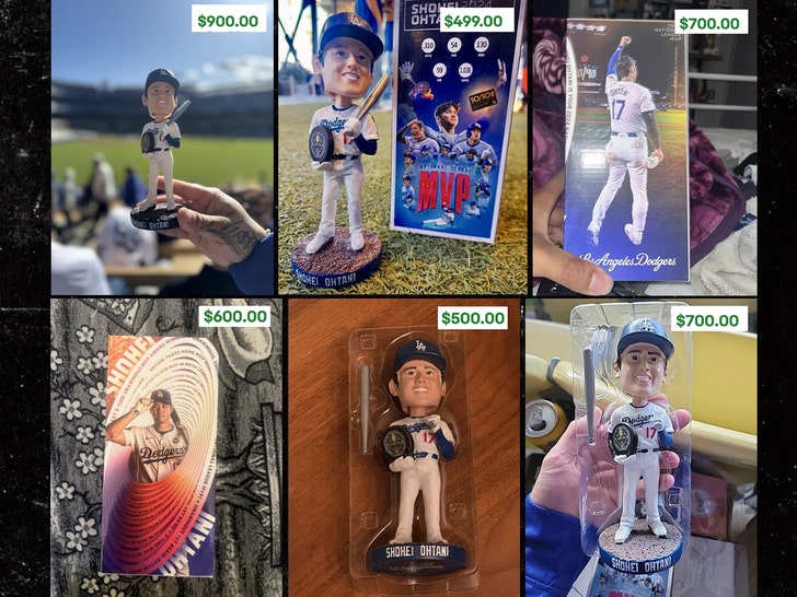 Rare Shohei Ohtani MVP Bobbleheads Fetching High Prices Online