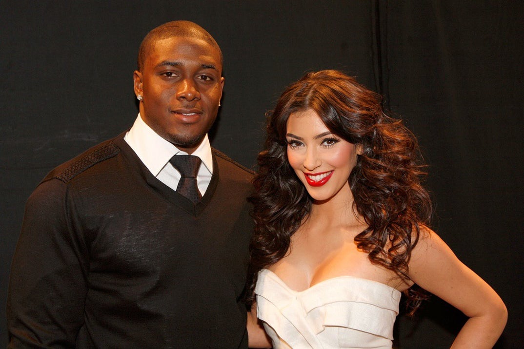 Kim Kardashian And Reggie Bush Happier Times 6