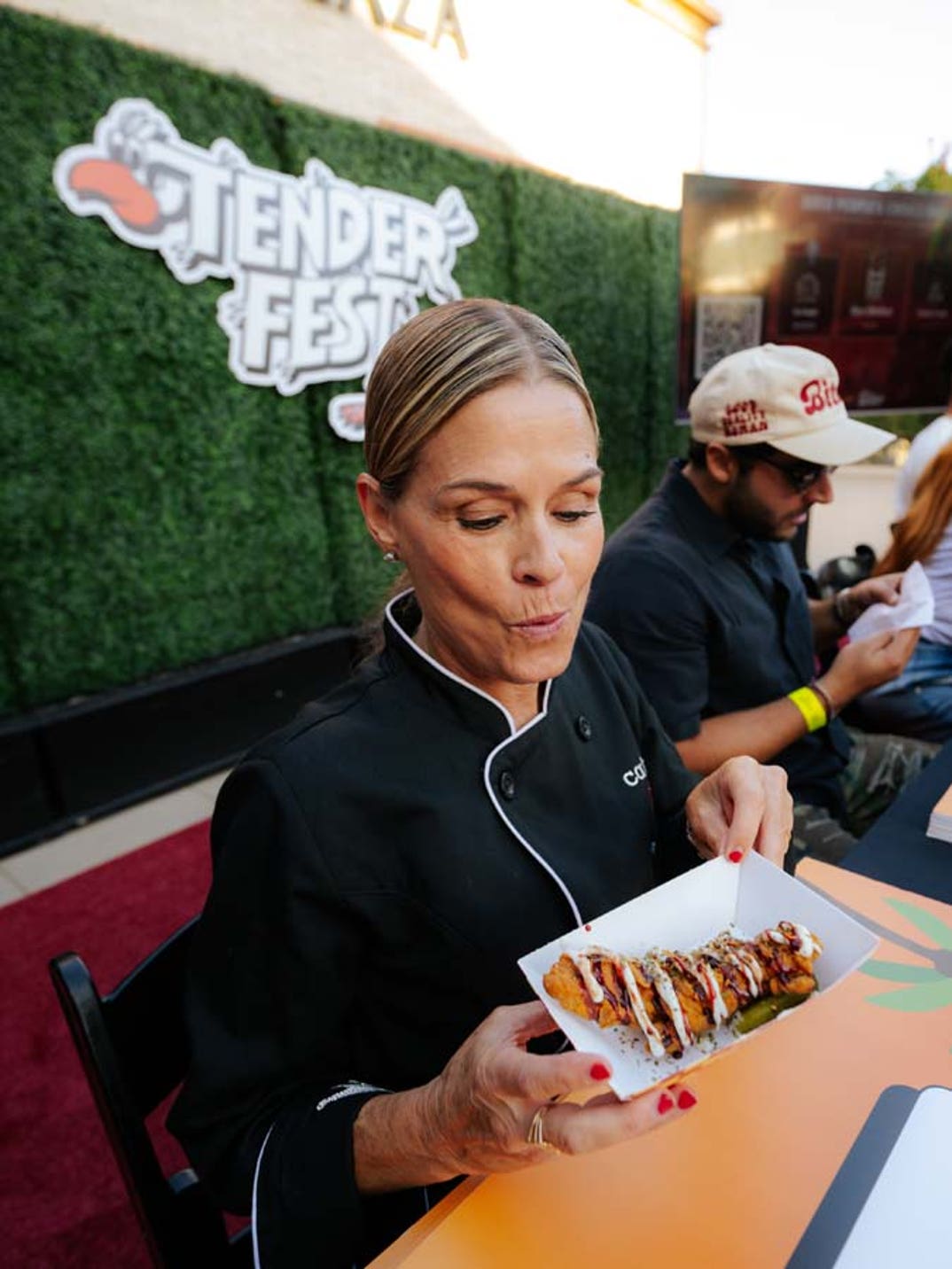 Chef Cat Cora on judging duties