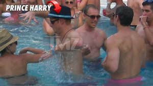 Prince Harry -- Chasin' Bikini Babes AFTER Naked Romp
