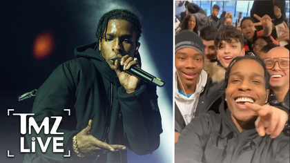 A$AP is back in Sweden, not long after being freed from jail.