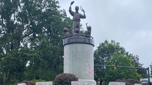 Arthur Ashe Statue Vandalized With 'White Lives Matter' In VA, Cops Investigating