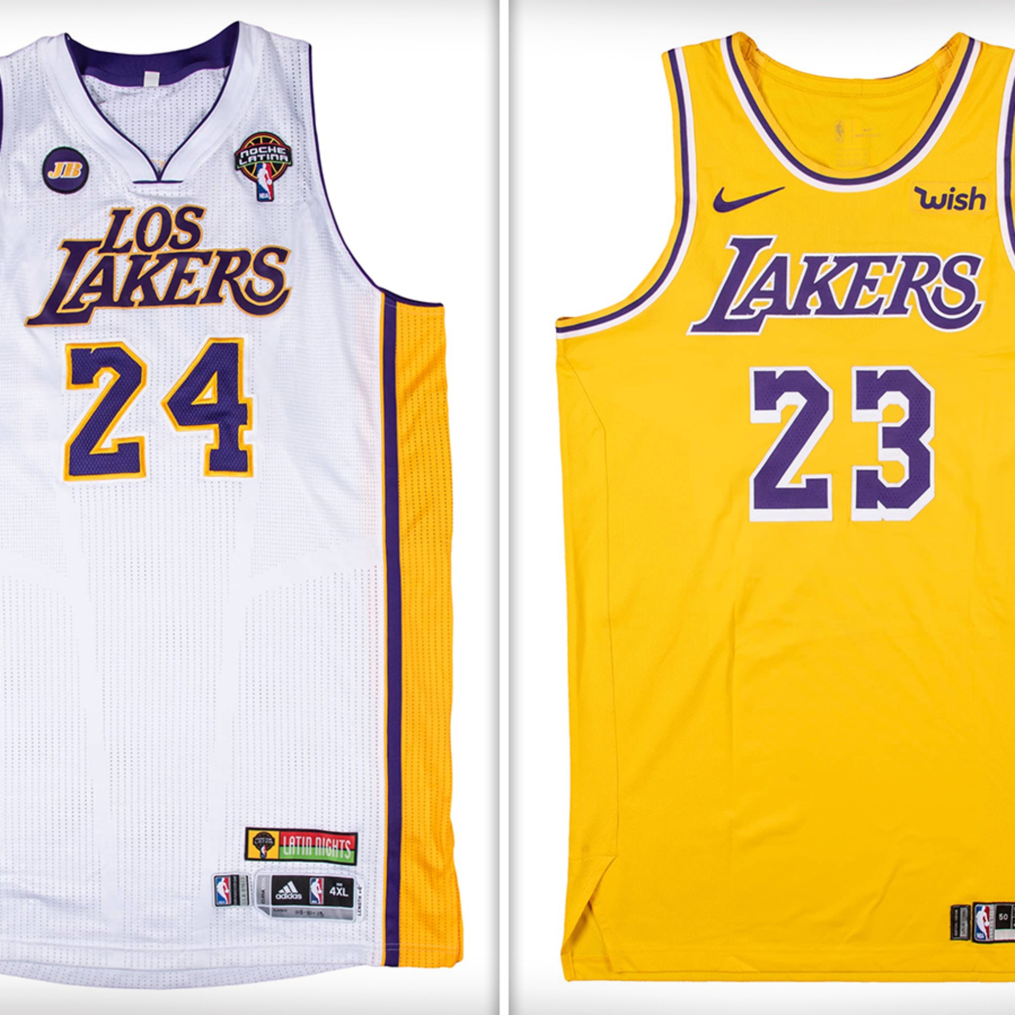 Rare Kobe & LeBron Lakers Jerseys Hit Auction, Could Fetch Over