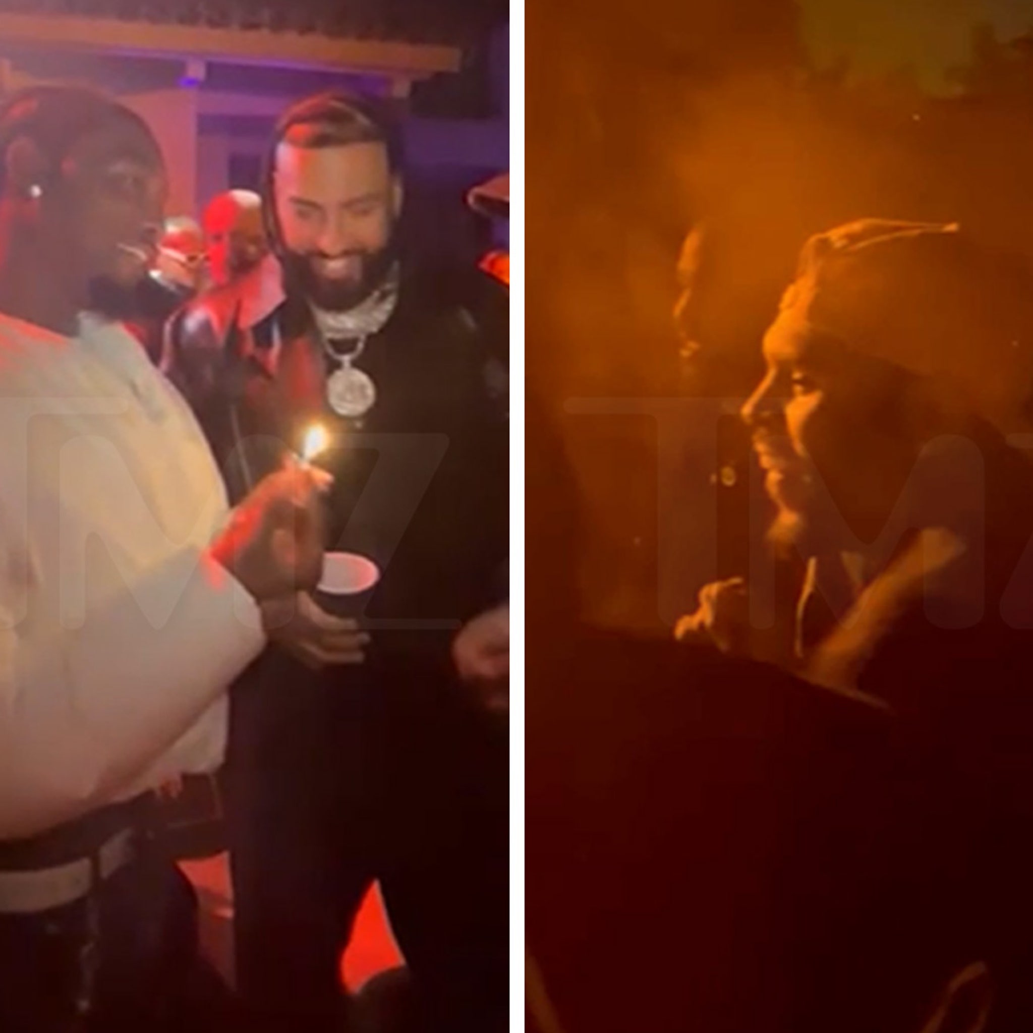 French Montana's 'Playboy Nights' Bday Bash, Chris Brown and Offset Attend