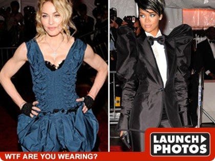 Madonna and Rihanna
