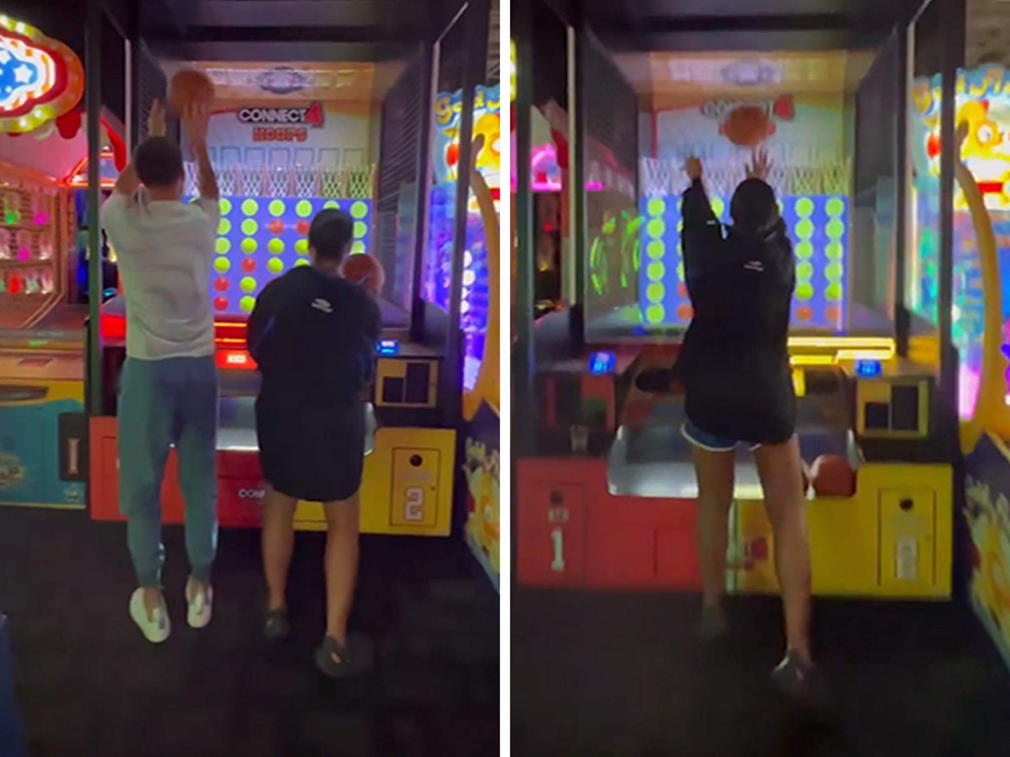 Steph And Ayesha Curry Battle It Out In Connect 4 Hoops, Who Won?!