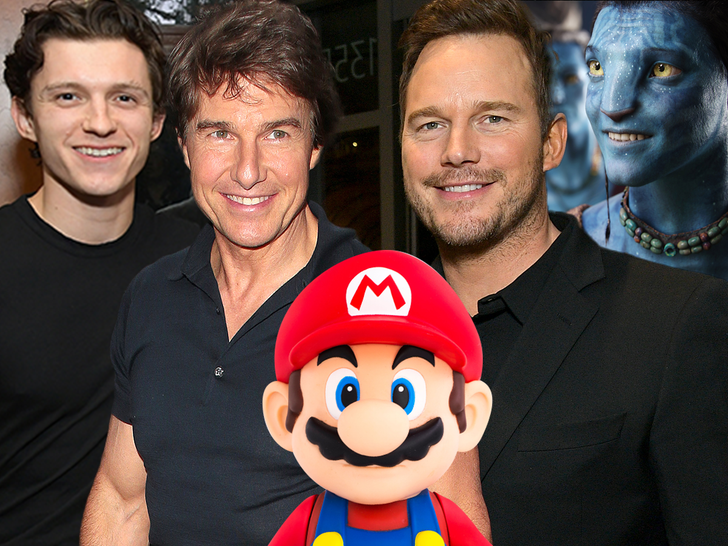 tom holland tom cruise chris pratt avatar mario