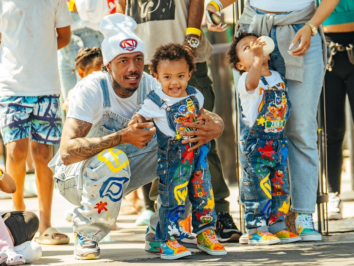 Nick Cannon Celebrates Twins' Birthday Before Father's Day