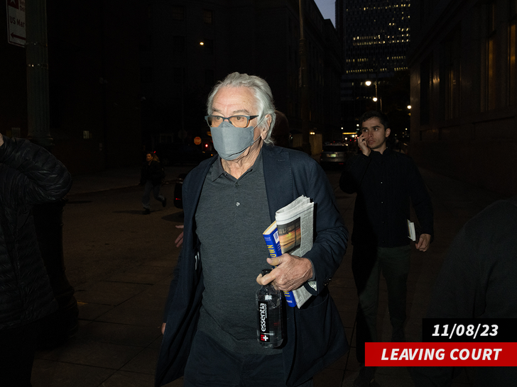 Robert De Niro leaving court