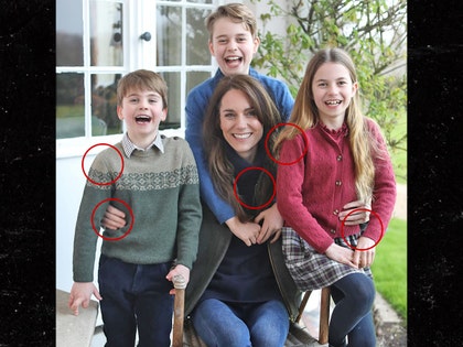 La foto del Día de la madre de Kate Middleton está manipulada con Photoshop