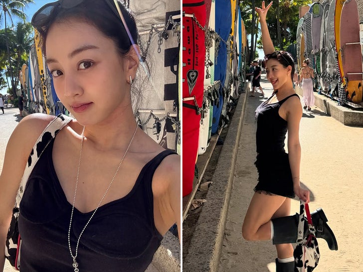 South Korean Singer Jihyo Hits Hawaii For Fun Vacay ... Aloha!