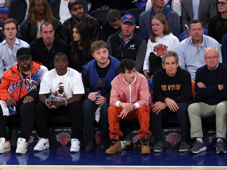 Tracy Morgan, Timothee Chalamet and Ben Stiller