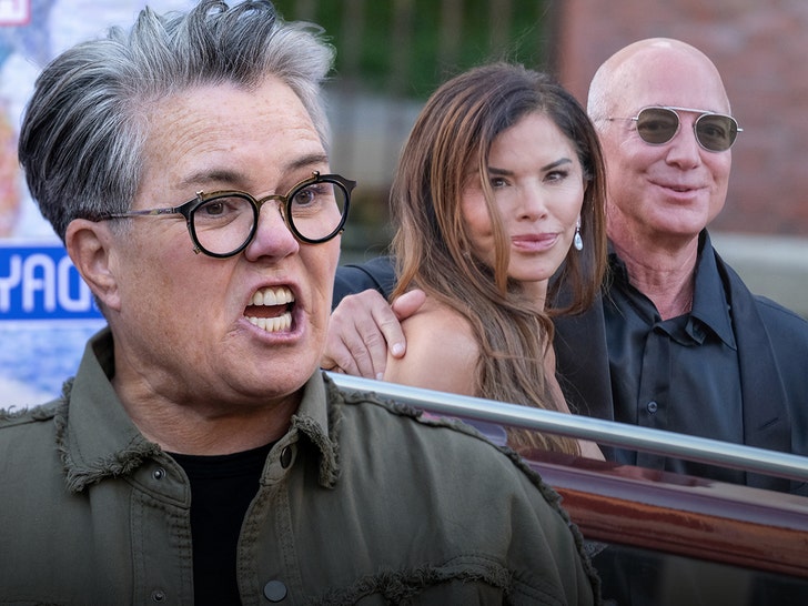 rosie o donnel lauren sanchez jeff bezos getty 1
