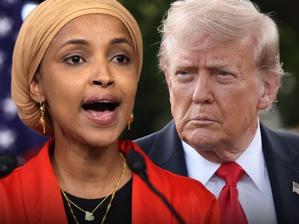 ilhan omar and donald trump getty 1