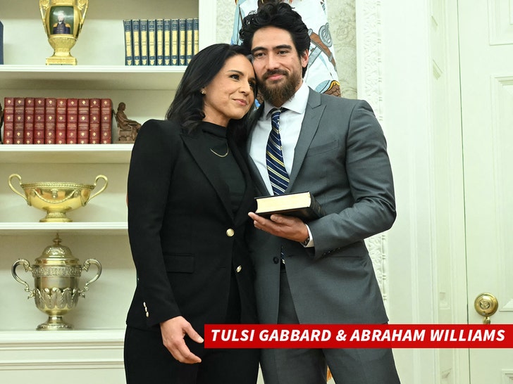 sub Tulsi gabbard and Abraham Williams getty