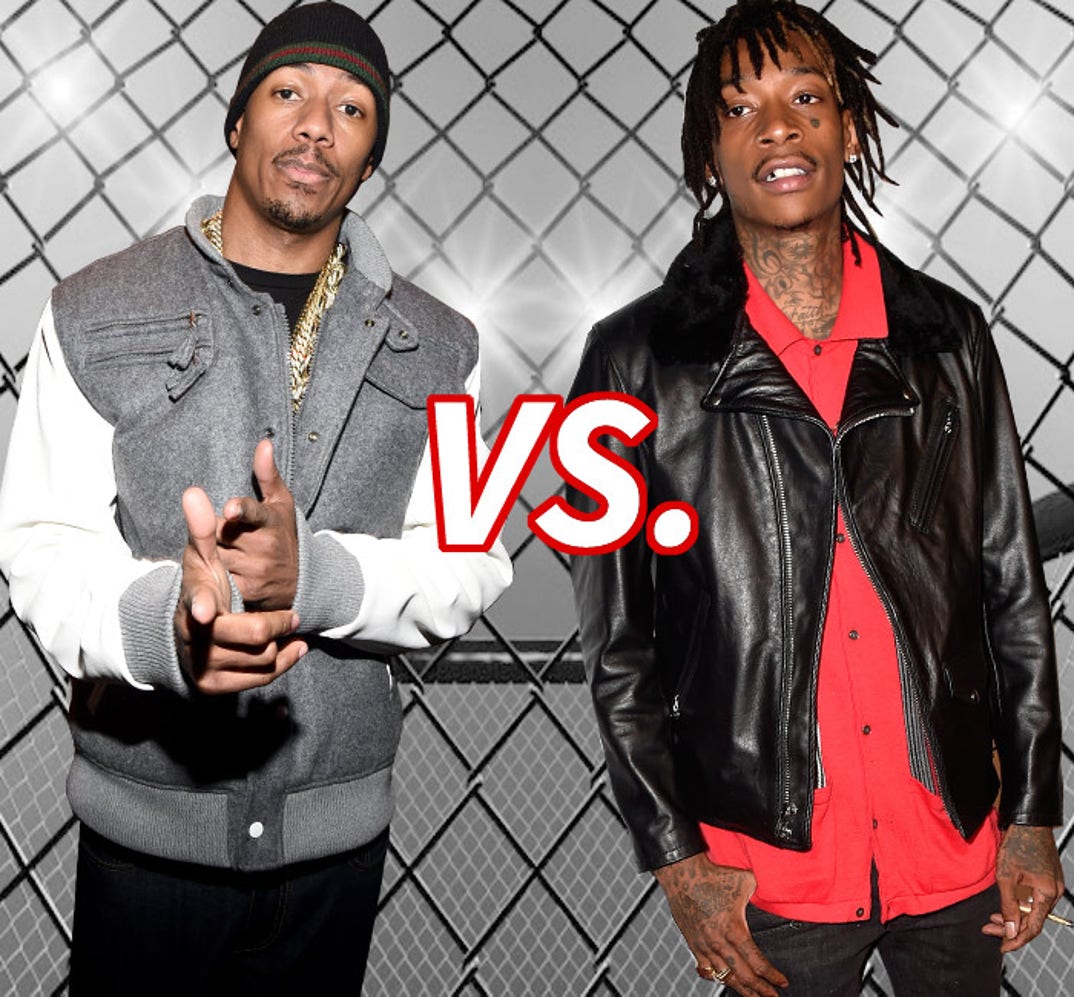 Amber Rose knows what's up -- Nick Cannon (34) vs. Whiz Khalifa (27) to see who gets the final rose.