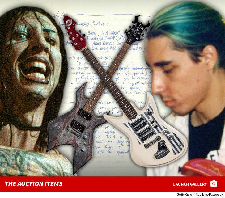 Daisy Berkowitz and Marilyn Manson -- The Auction Items
